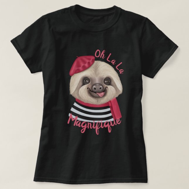 Derpy Sloth T-Shirt (Design framsida)
