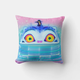 Derpy Tiger K Pop Throw Pillow Kudde