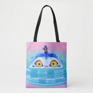 Derpy Tiger K Pop Totebag Tygkasse