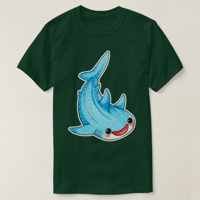 Derpy Whale Shark T Shirt (Design framsida)