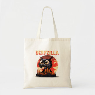 Derpzilla Funny Derpy Giant Cat Kitten City Tygkasse