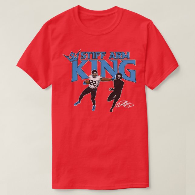 Derrick Henry Stiff Arm Kung TShirt T Shirt (Design framsida)