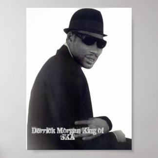 Derrick Morgan gris paj poster