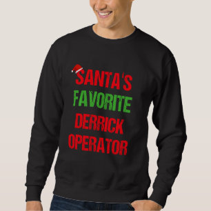 Derrick Operator Funny Pajama jul Lång Ärmad Tröja