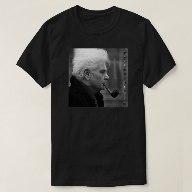 Derrida Jacques T Shirt (Design framsida)