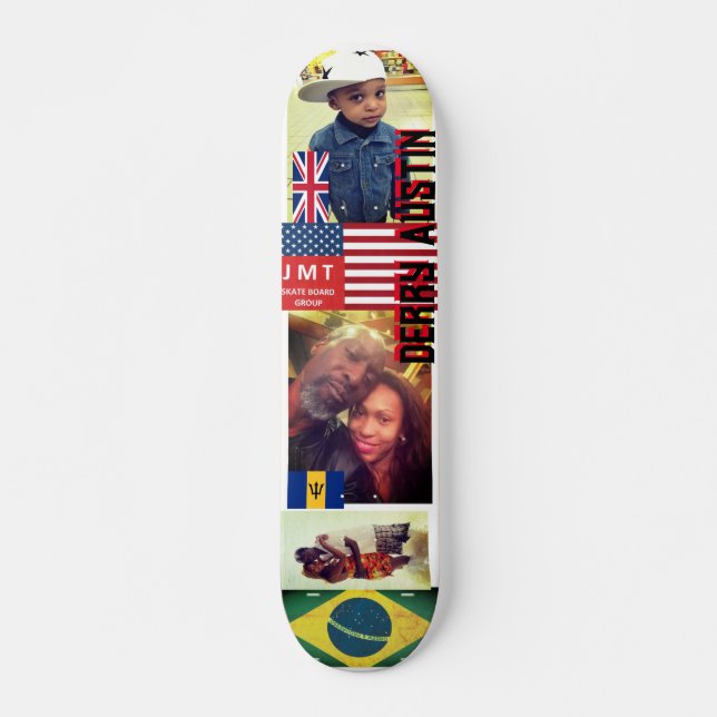 DERRY AUSTIN 7 3/4-tums Skateboard Deck (Framsida)