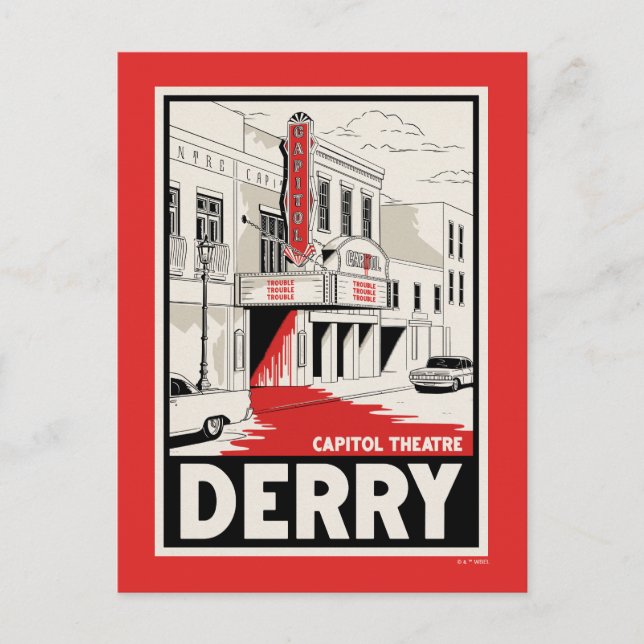 Derry Capitol Theatre Vykort (Framsida)