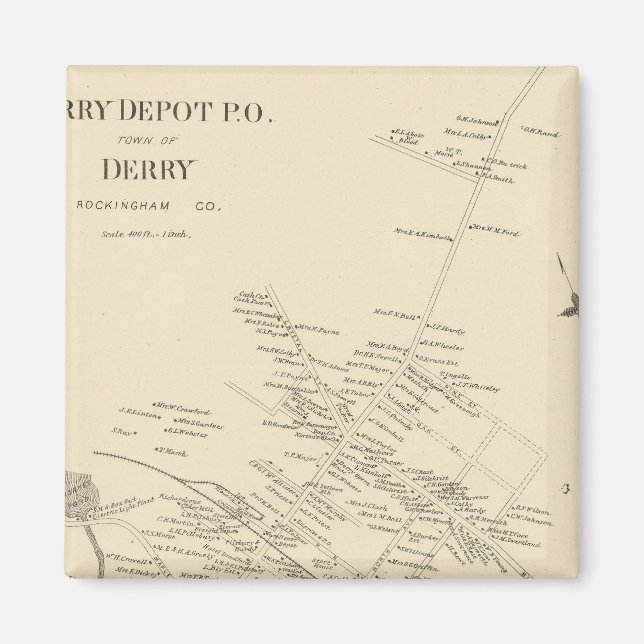 Derry Depot PO Magnet (Framsidan)