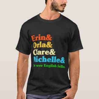 Derry Girl - Character Namn list Tee - Funny Girls