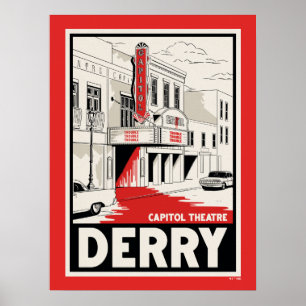 Derry Huvudstad Theater Poster