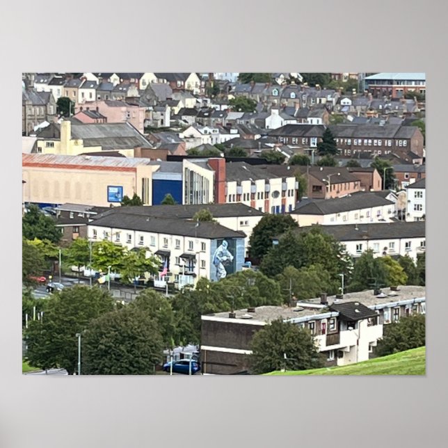 Derry/Londonderry Northern Ireland Europe Poster (Framsidan)