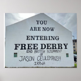Derry/Londonderry Northern Ireland Europe Poster