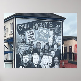 Derry/Londonderry Northern Ireland Troubles Poster