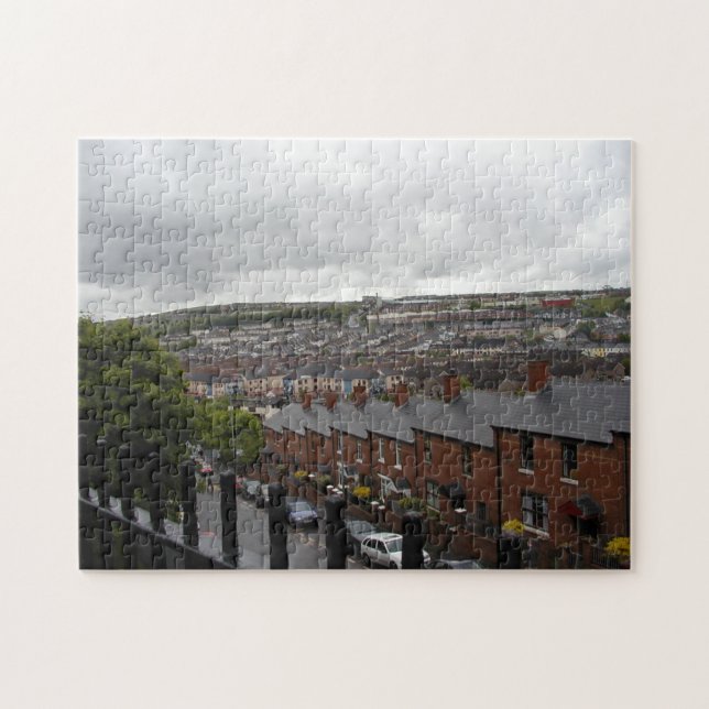 Derry / Londonderry Skyline Pussel (Horisontell)