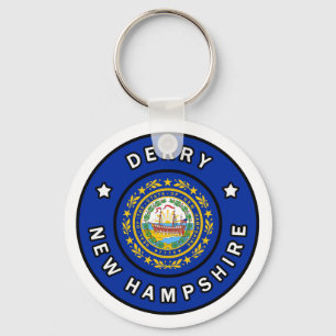 Derry New Hampshire Nyckelring