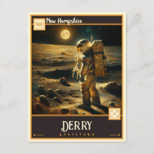 Derry, New Hampshire VINTAGE Vykort