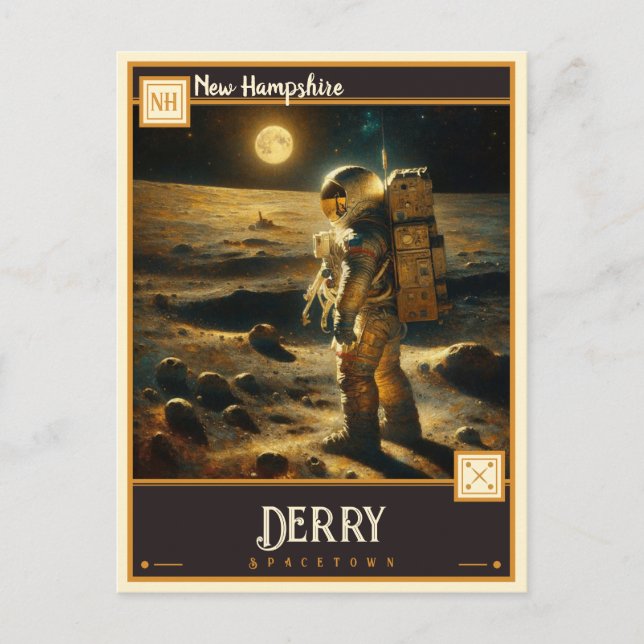 Derry, New Hampshire | VINTAGE Vykort (Framsida)
