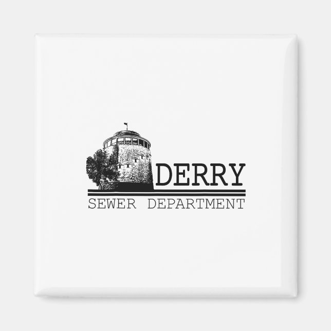 Derry Sewer Department Magnet (Framsidan)