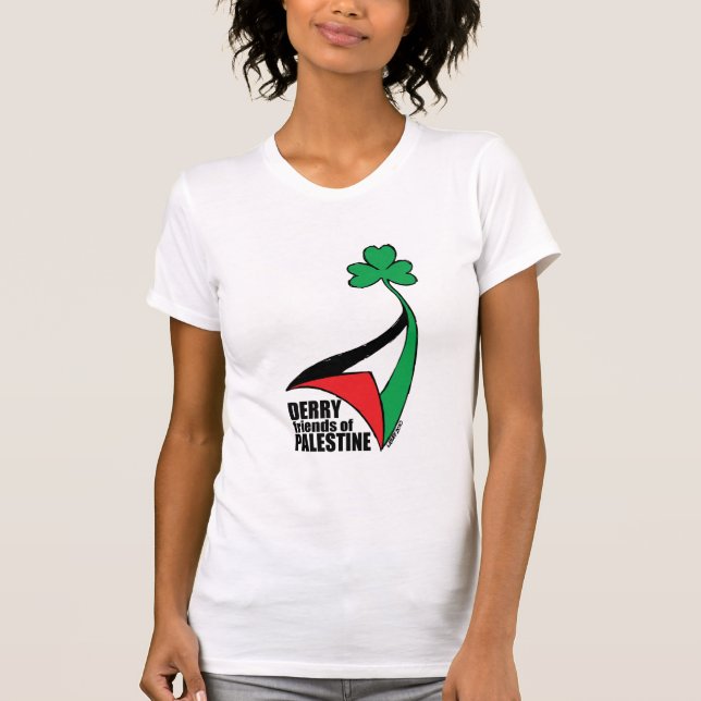 Derry vänner av Palestina Tee (Framsida)