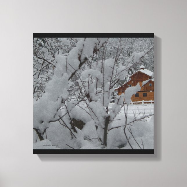 Derry Winter Ranch 12 x12 Canvas (Framsida)