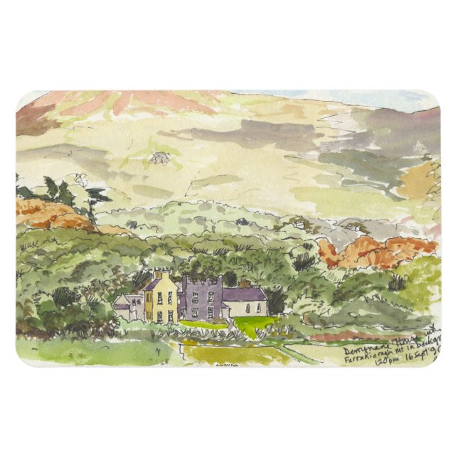 Derrynane House Fridge Magnet (Horisontell)