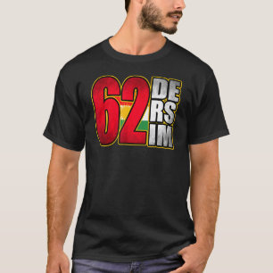 Dersim 62 Dersim Tunceli Kudish Flagga Kurdistan D T Shirt