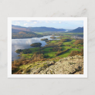 Derwent Vatten från Walla Crag Vykort
