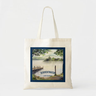 Derwent Vatten Keswick England Watercolor Painting Tygkasse