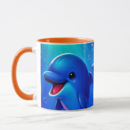 Des dauphins joyeux mugg