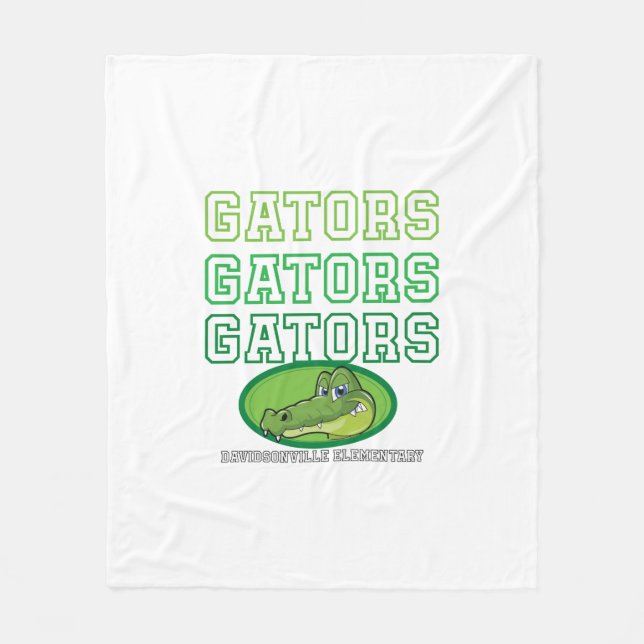 DES Gator Blanket Fleecefilt (Framsidan)