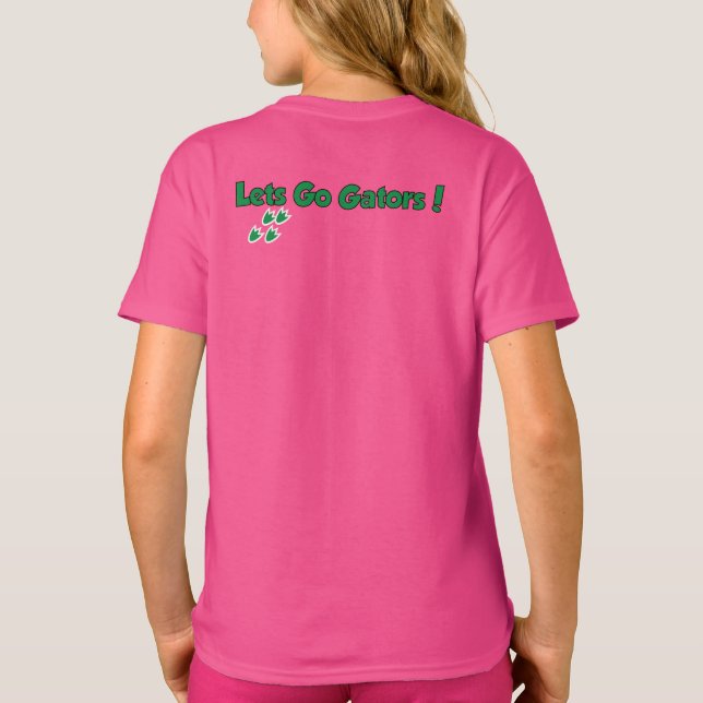 DES - Gator Gear Kids Girls Shirt T Shirt (Baksida)