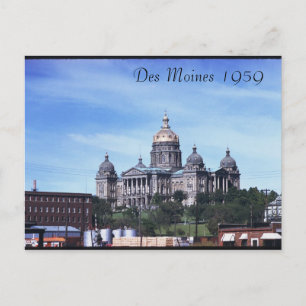 Des Moines 1959 vykort