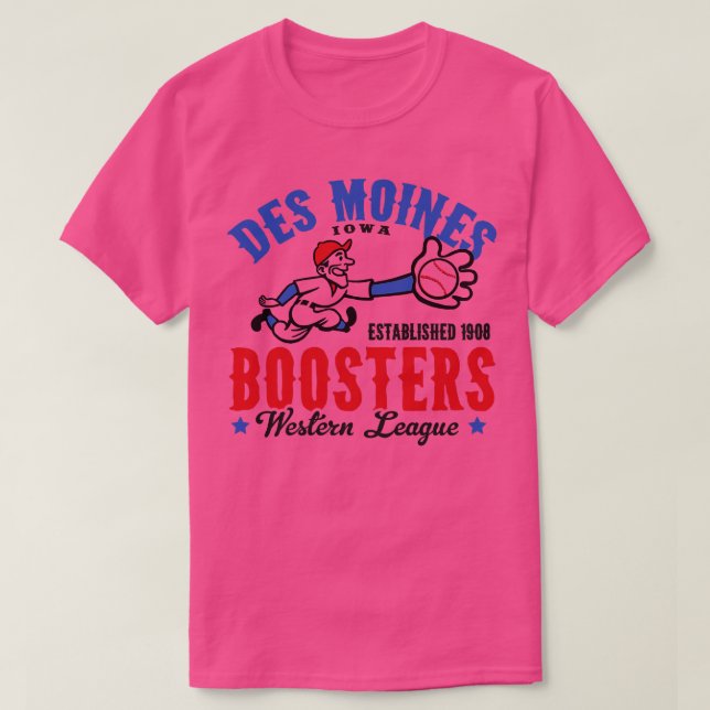 Des Moines Boosters T Shirt (Design framsida)