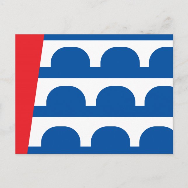 Des Moines City flagga Vykort (Framsida)