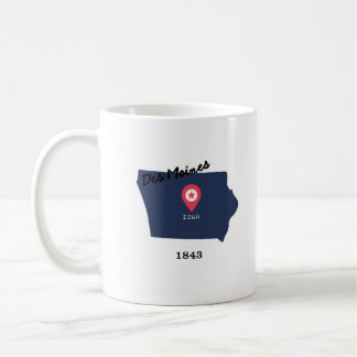 Des Moines coffee mug Kaffemugg