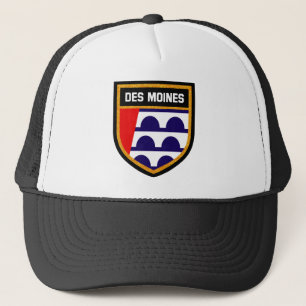 Des Moines flagga Truckerkeps