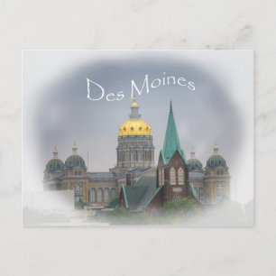 Des Moines Huvudstad vykort