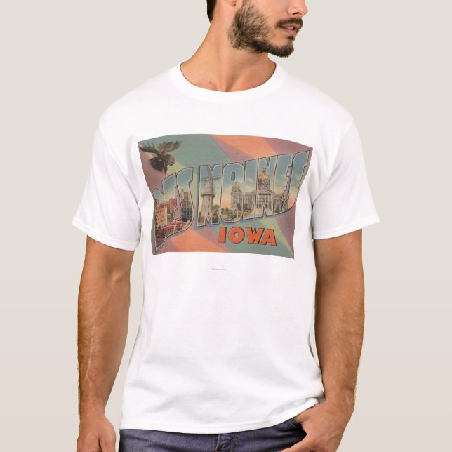 Des Moines Iowa (älghuvudet) Tröja (Framsida)