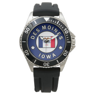 Des Moines Iowa Armbandsur
