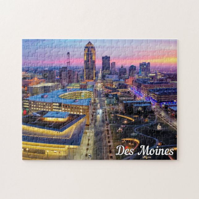 Des Moines, Iowa, Förenade Stater Pussel (Horisontell)