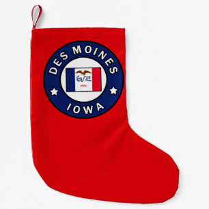 Des Moines Iowa Liten Julstrumpa