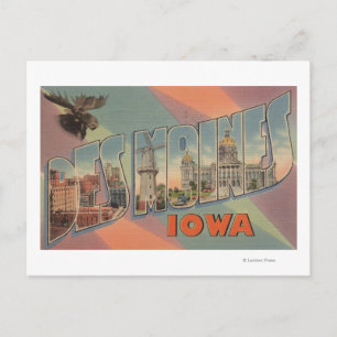 Des Moines, Iowa (Moose Head) Vykort