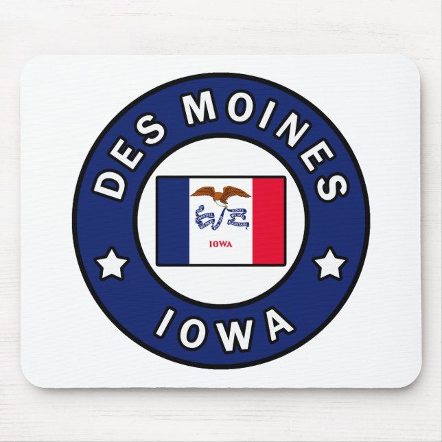 Des Moines Iowa Musmatta (Framsidan)