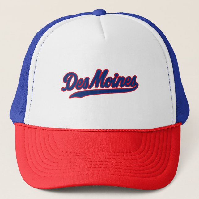 Des Moines Iowa Script Design | Retro City Keps (Framsida)