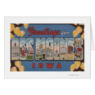 Des Moines, Iowa - stora Brev-scener 2 Hälsningskort