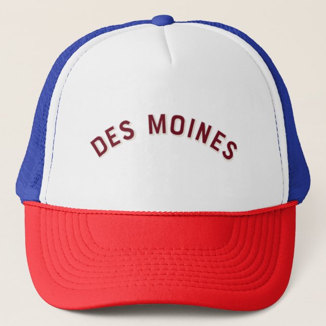 Des Moines, Iowa Vintage Arch Keps (Framsida)