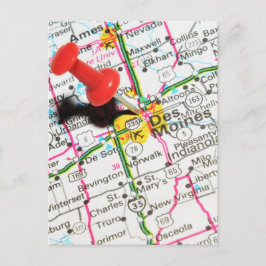 Des Moines, Iowa Vykort