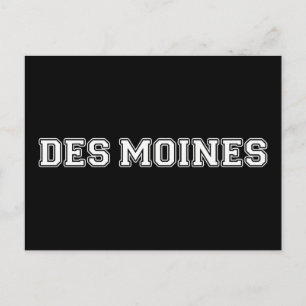 Des Moines Iowa Vykort