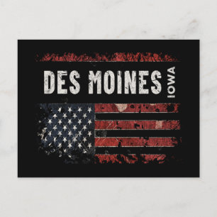 Des Moines Iowa Vykort