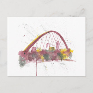 Des Moines Skyline Vykort